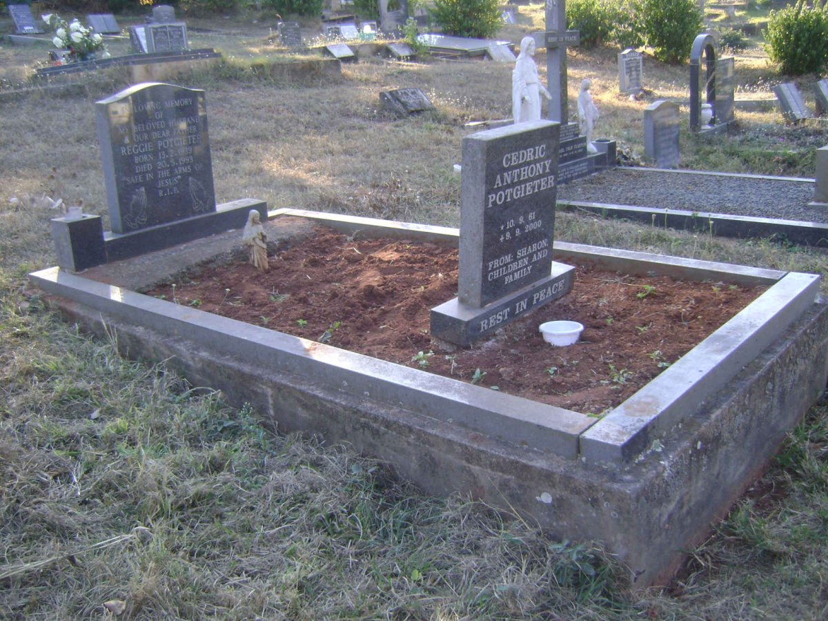 POTGIETER Reggie 1939-1993 :: POTGIETER Cedric Anthony 1961-2000
