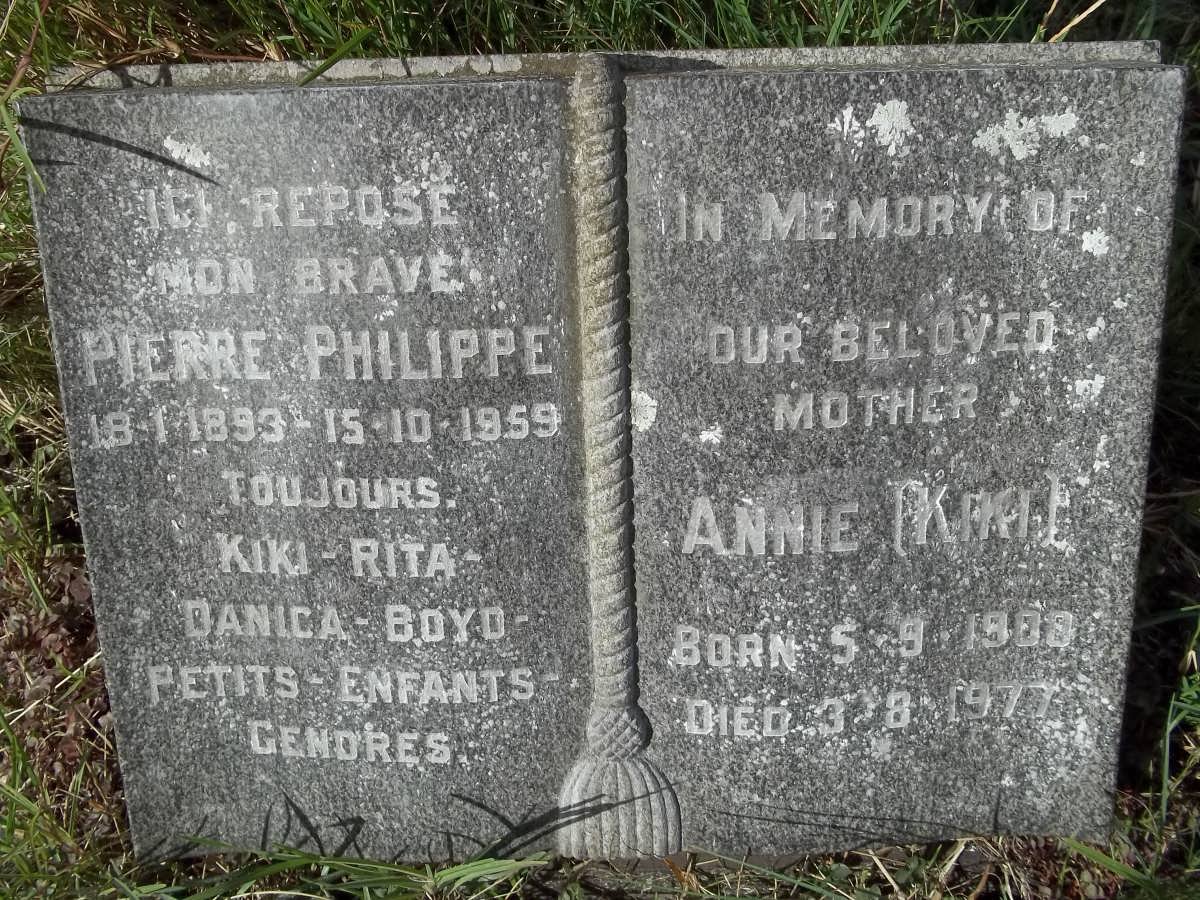 POULOPOULOS George 1922-2003 &amp; Danica nee CHAUVET 1922-1995 :: CHAUVET Pierre Philippe 1893-1959 &amp; Annie 1900-1977