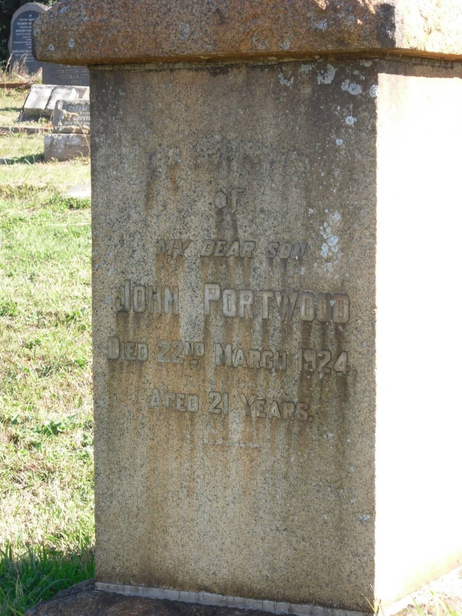 PORTWOOD John -1924