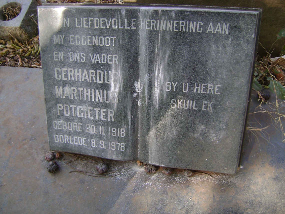 POTGIETER Gerhardus Marthinus 1918-1978