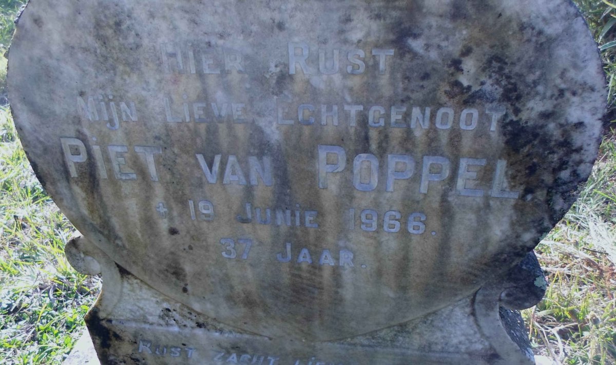 POPPEL Piet, van -1966