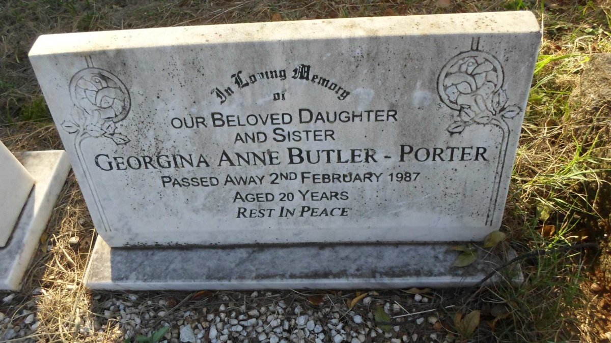 PORTER Georgina Anne, BUTLER -1987