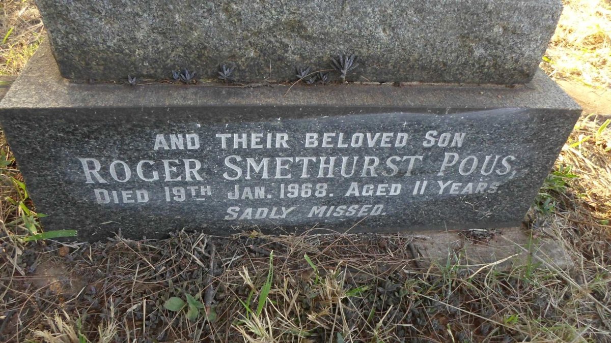 POUS Roger Smethurst -1968