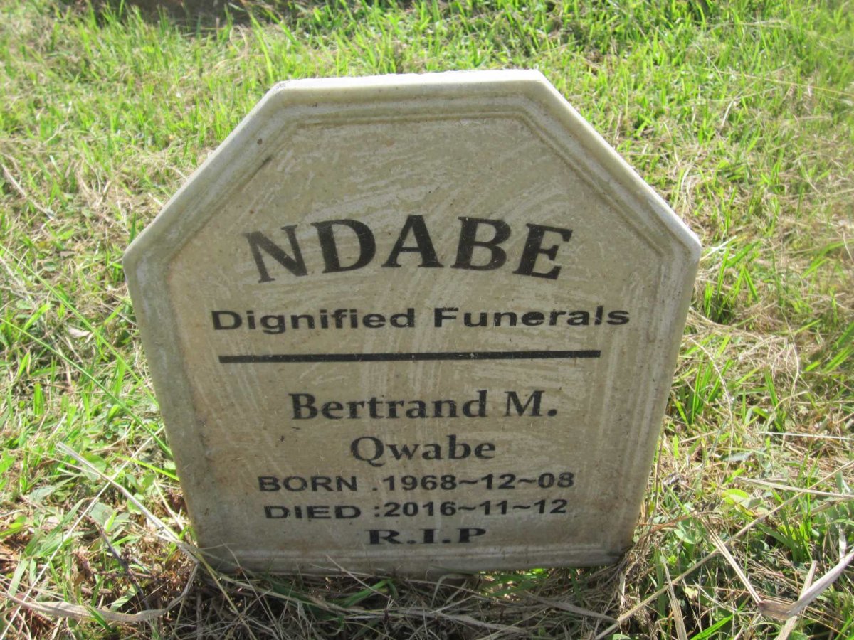 QWABE Bertrand M. 1968-2016
