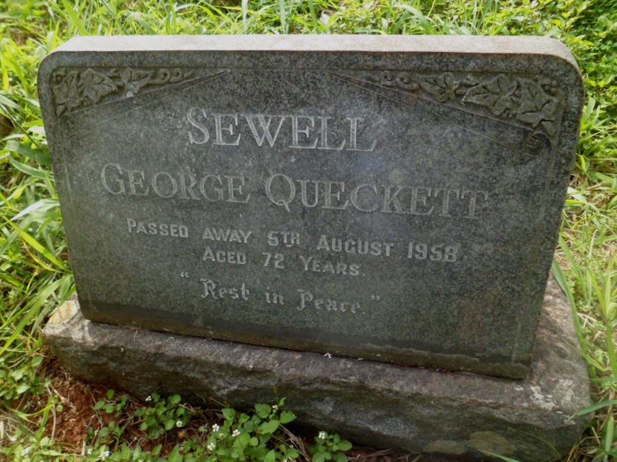 QUECKETT Sewell George -1958