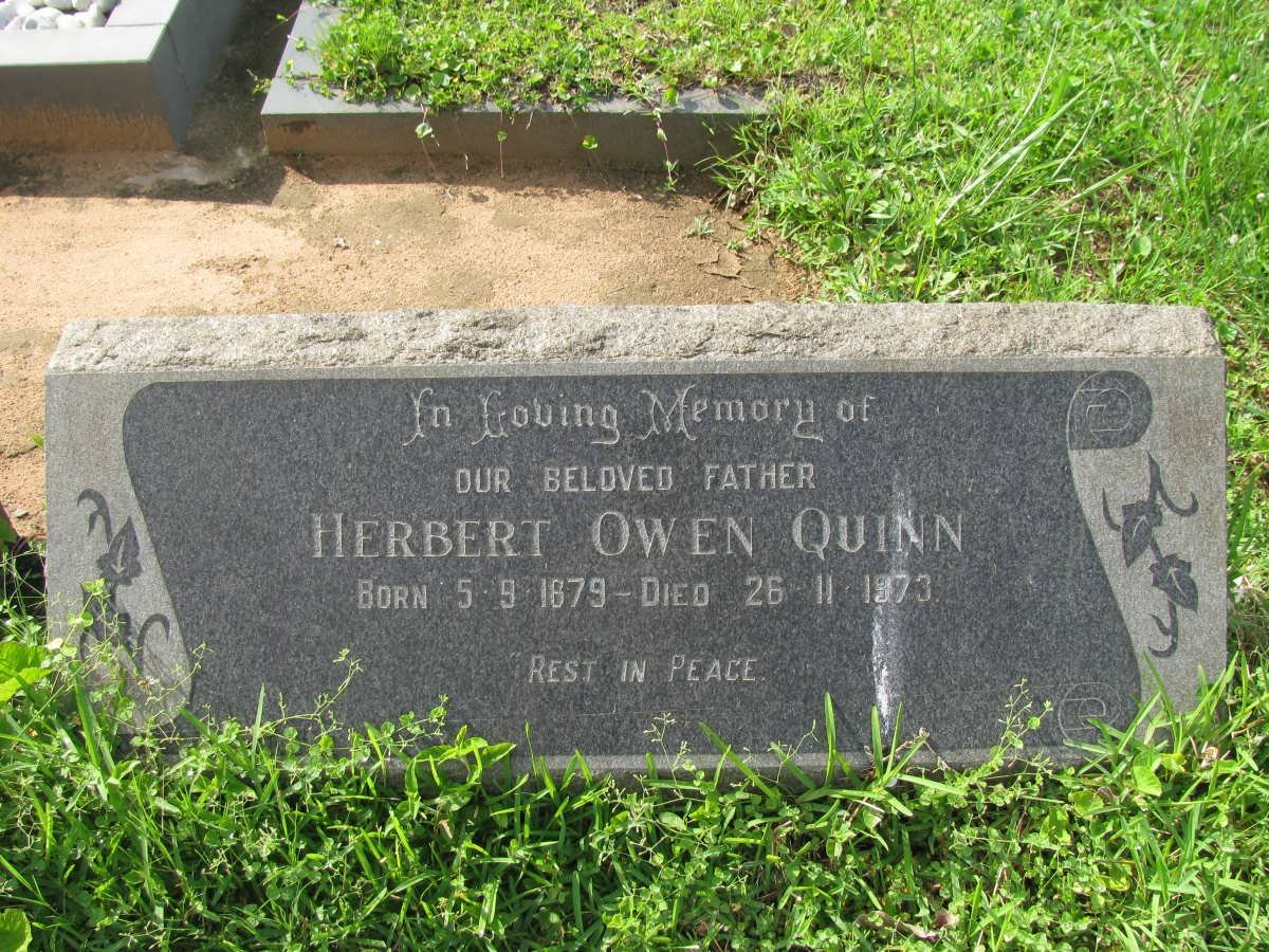 QUINN Herbert Owen 1879-1973
