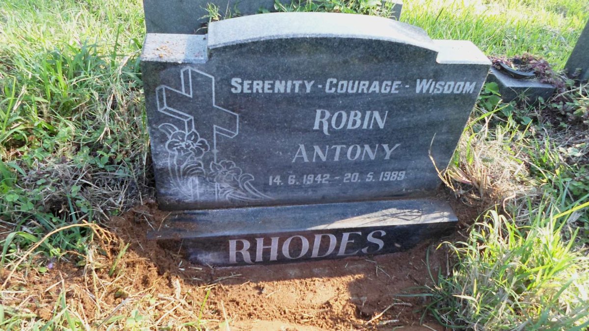 RHODES Robin Antony 1942-1989