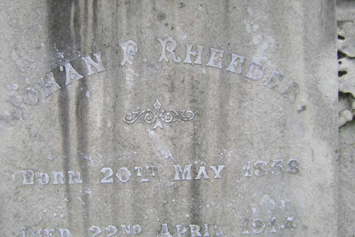 RHEEDER Johan P. 1858-1914