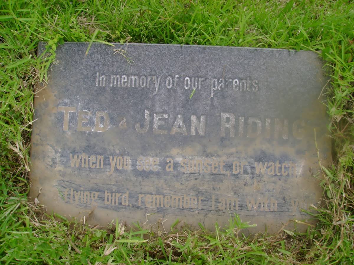 RIDING Ted &amp; Jean