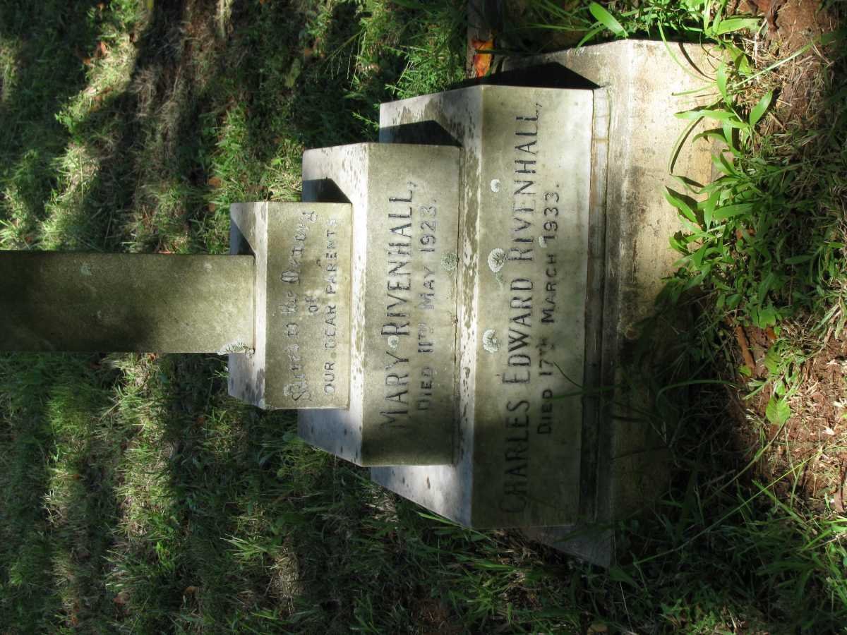 RIVENHALL Charles Edward -1933 &amp; Mary 1923