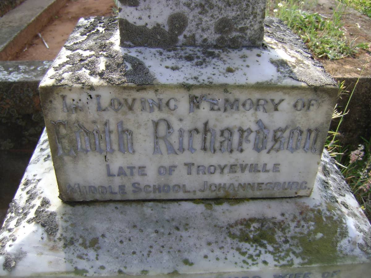 RICHARDSON Edith -1922