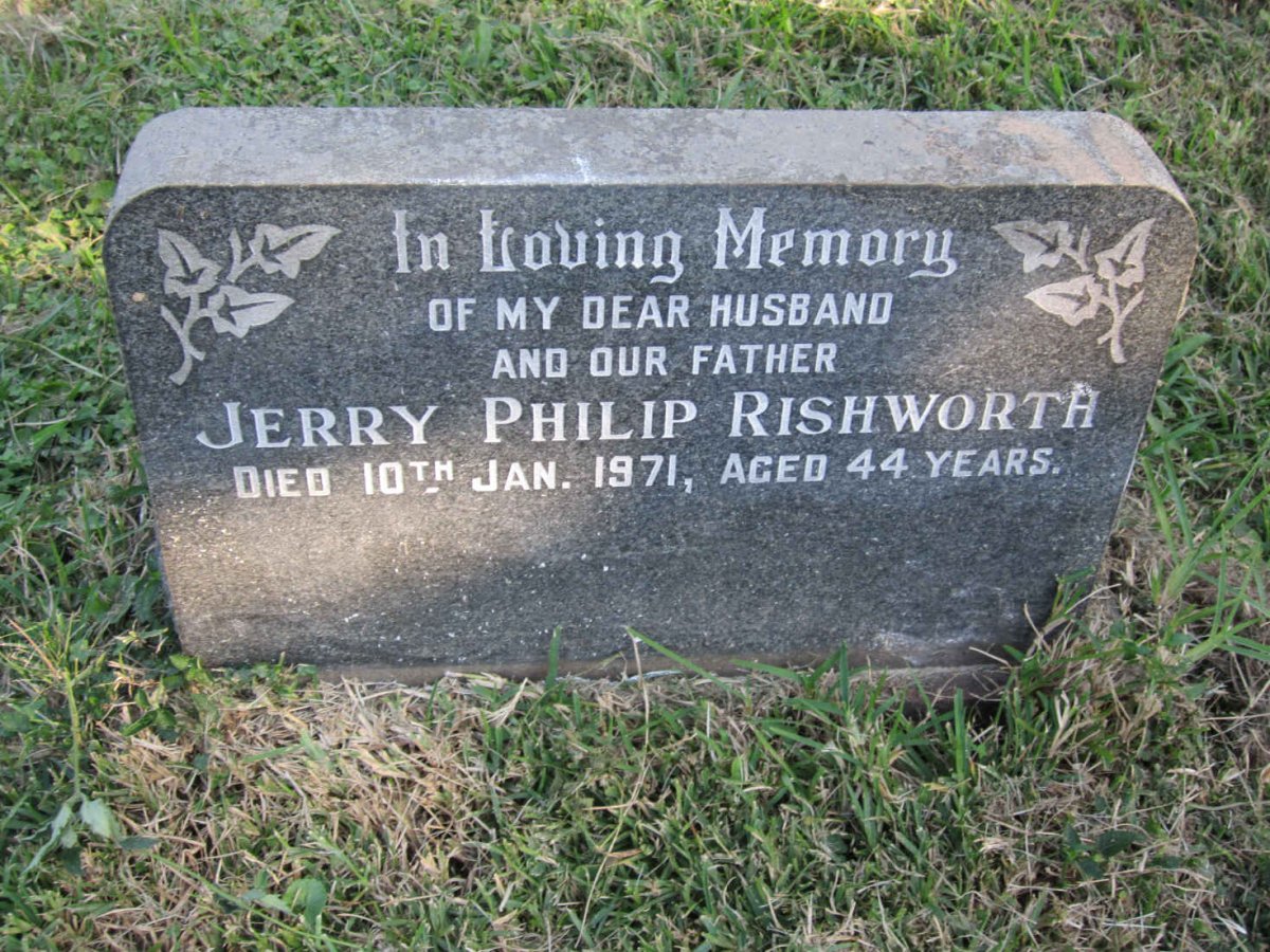 RISHWORTH Jerry Philip -1971
