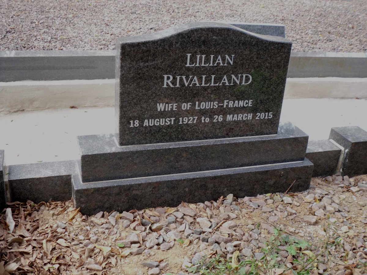 RIVALLAND Lilian 1927-2015