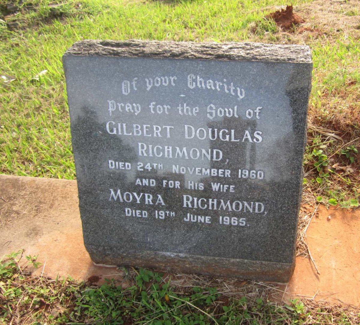 RICHMOND Gilbert Douglas -1960 &amp; Moyra -1965