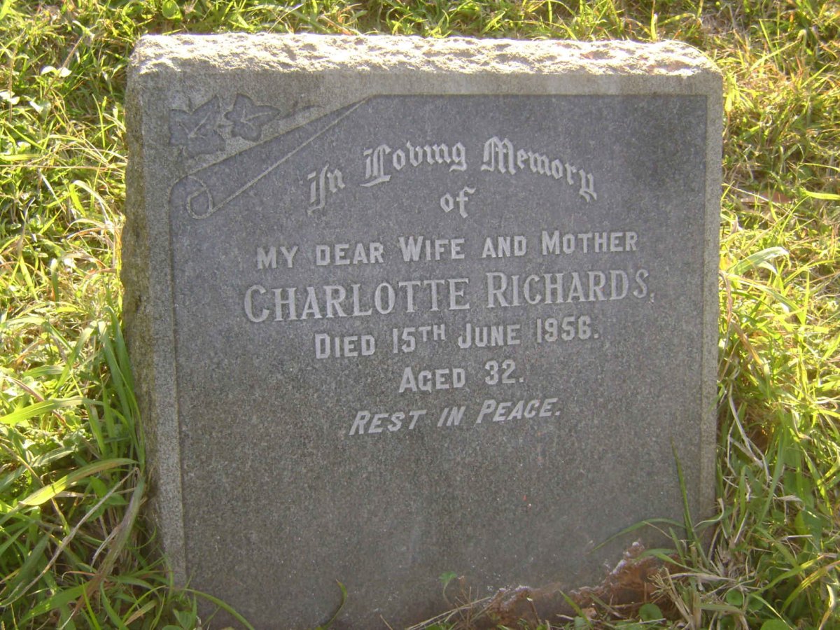 RICHARDS Charlotte -1956