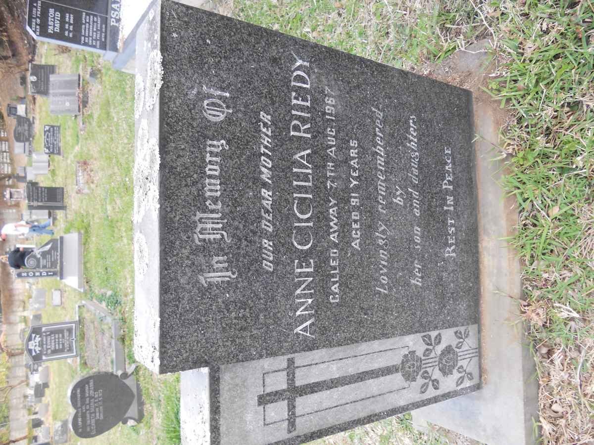 RIEDY Anne Cicilia -1967