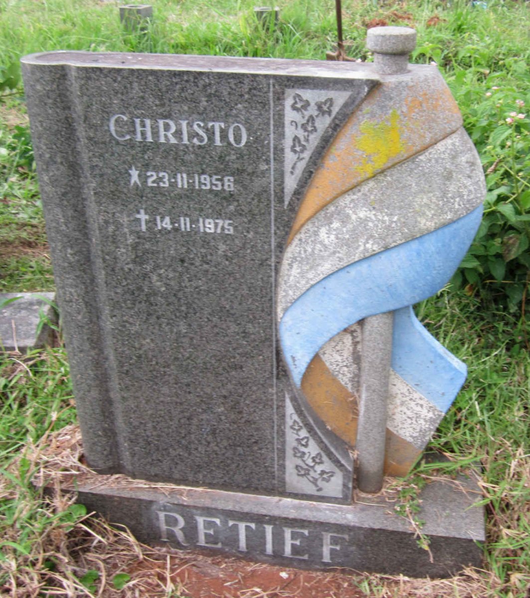 RETIEF Christo 1956-1975