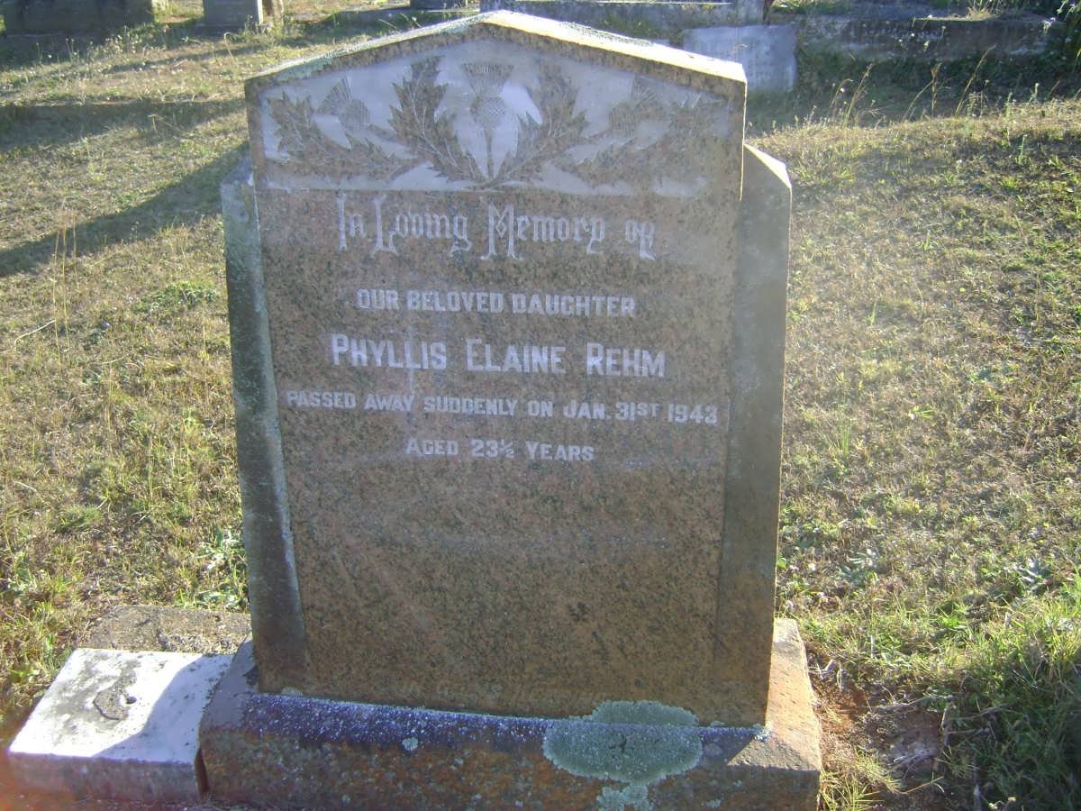 REHM Phyllis Elain -1943