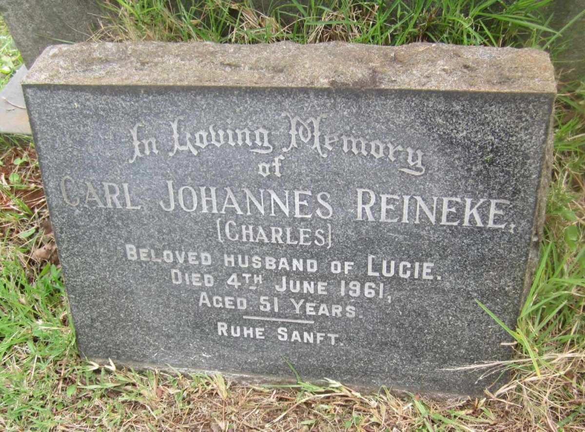 REINEKE Carl Johannes -1961