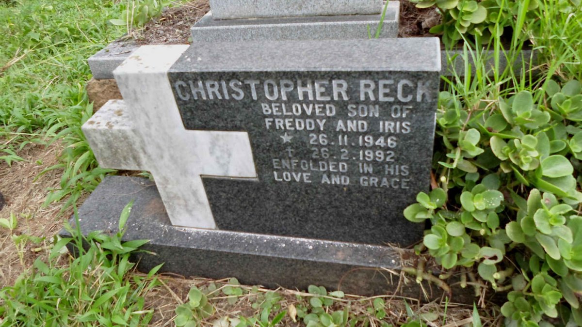 RECK Christopher 1946-1992