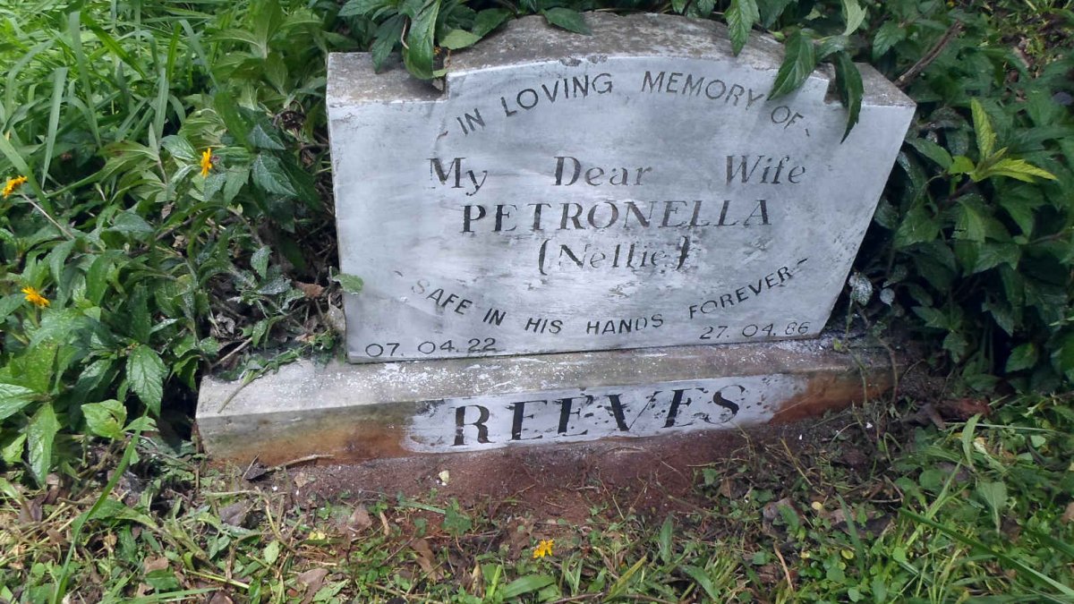 REEVES Petronella 1922-1986