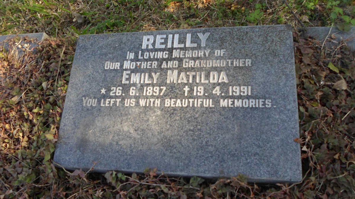 REILLY Emily Matilda 1897-1991