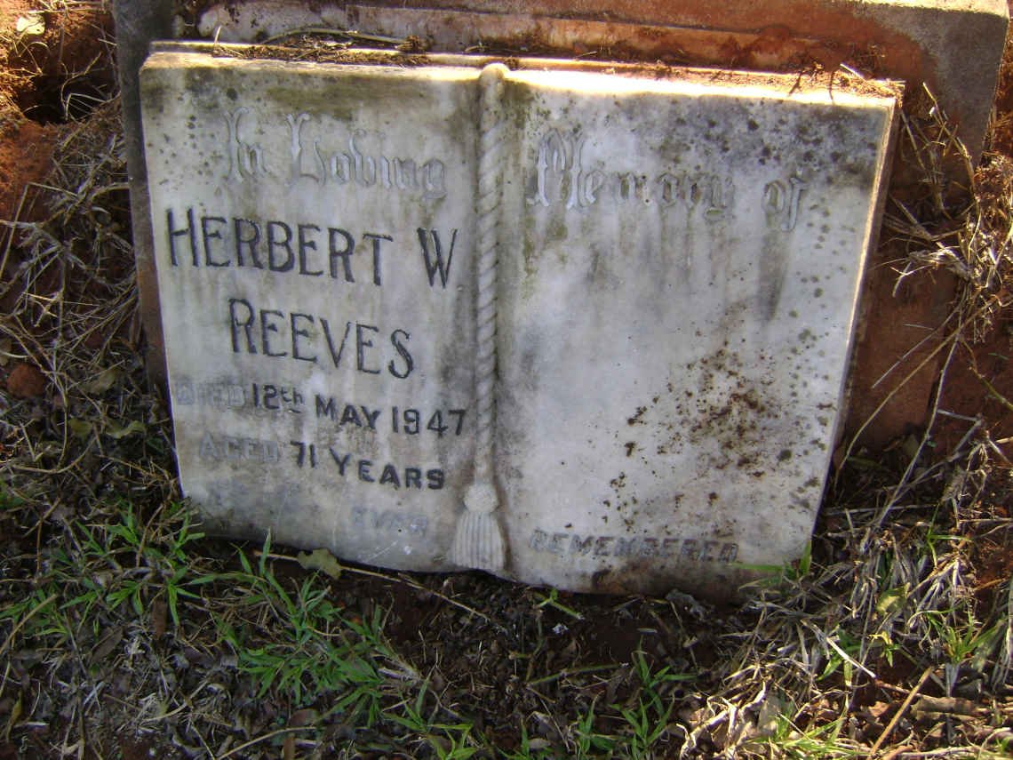 REEVES Herbert W. -1947