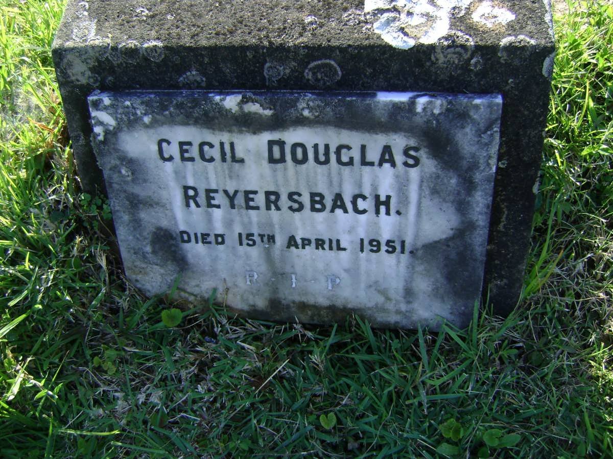 REYERSBACH Cecil Douglas -1951