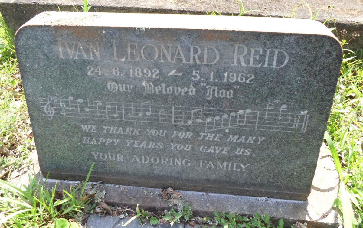 REID Ivan Leonard 1892-1962