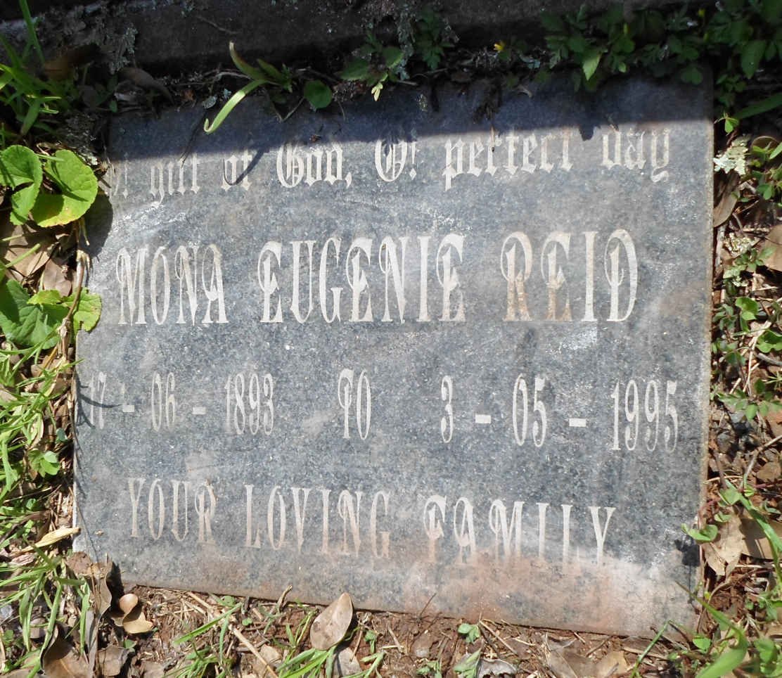 REID Mona Eugenie 1893-1995