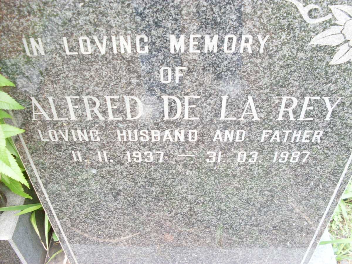 REY Alfred, de la 1937-1987