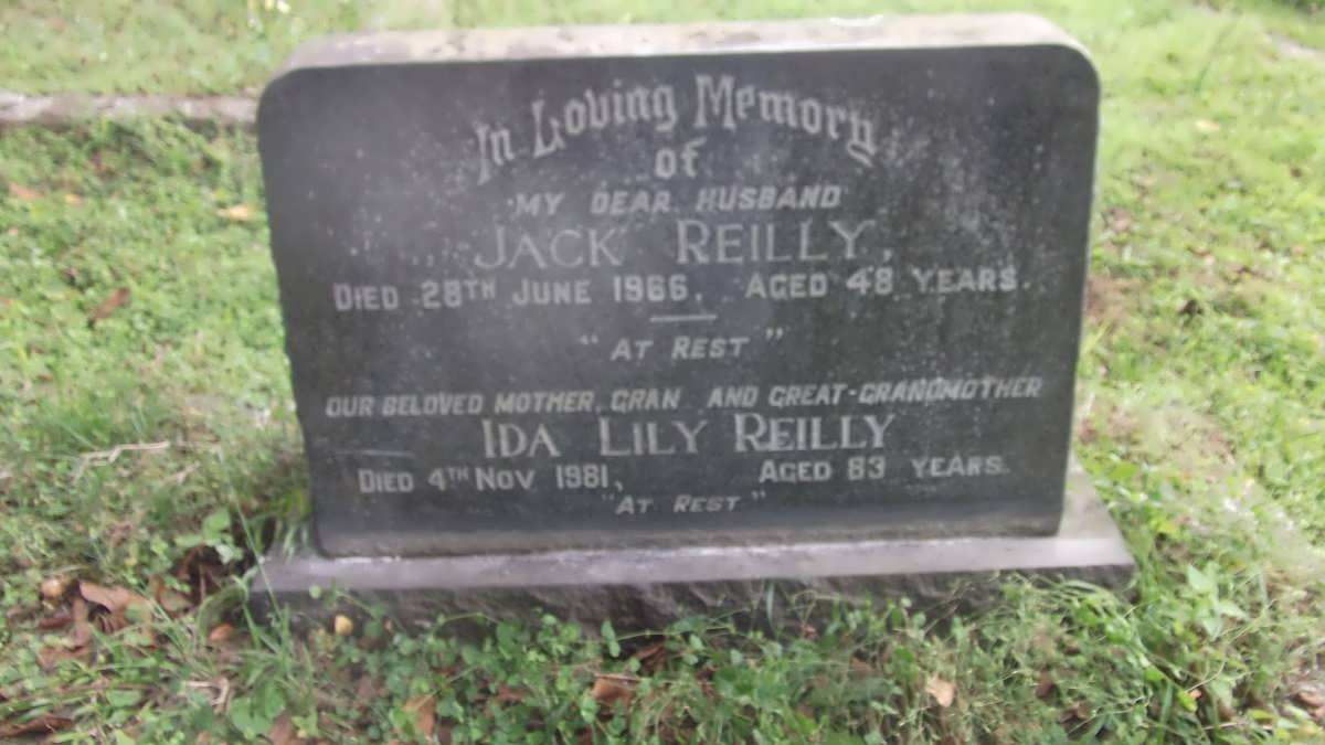 REILLY Jack -1966 &amp; Ida Lily -1981