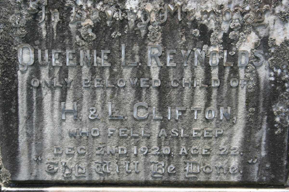 REYNOLDS Queenie L. -1920