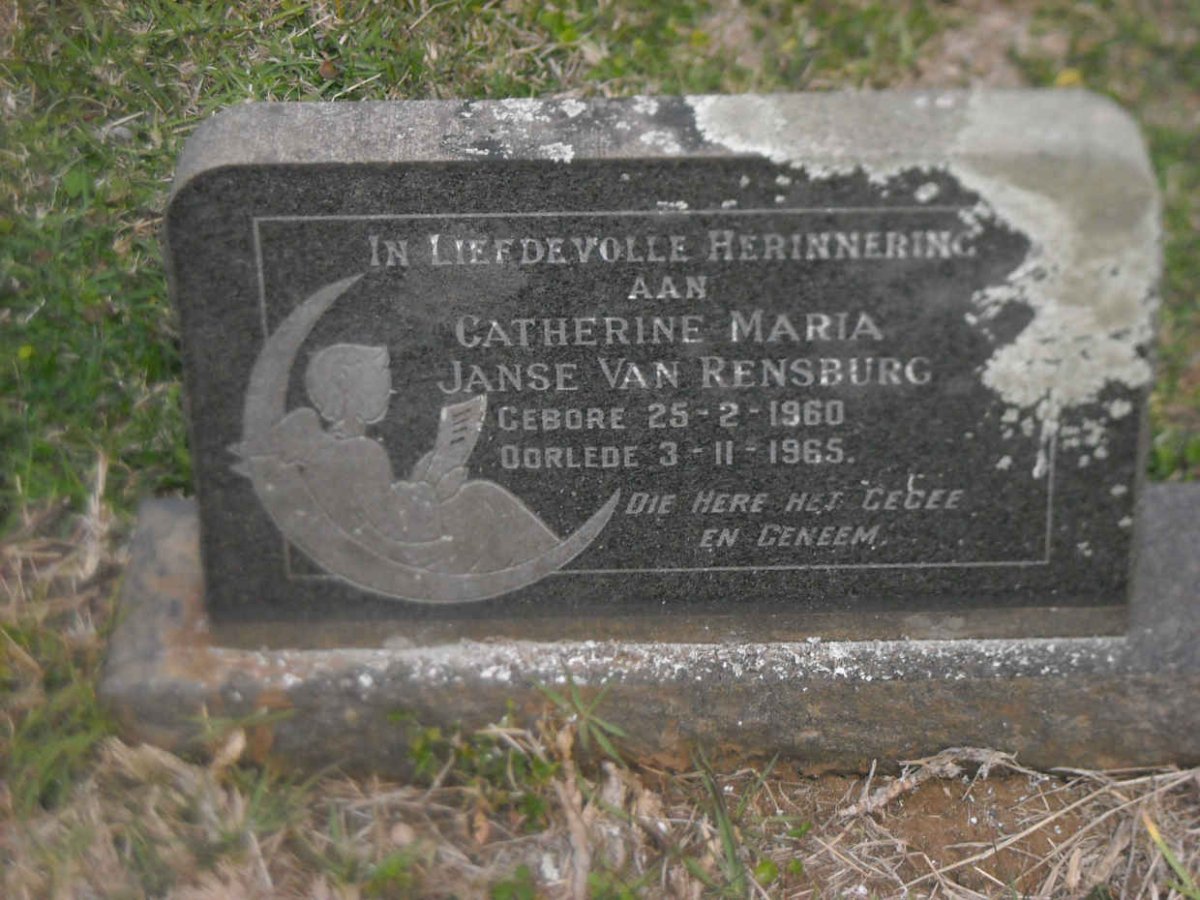 RENSBURG Catherine Maria, Janse van 1960-1965