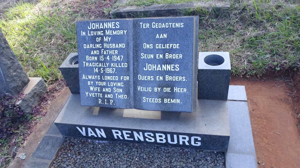 RENSBURG Johannes, van 1947-1967