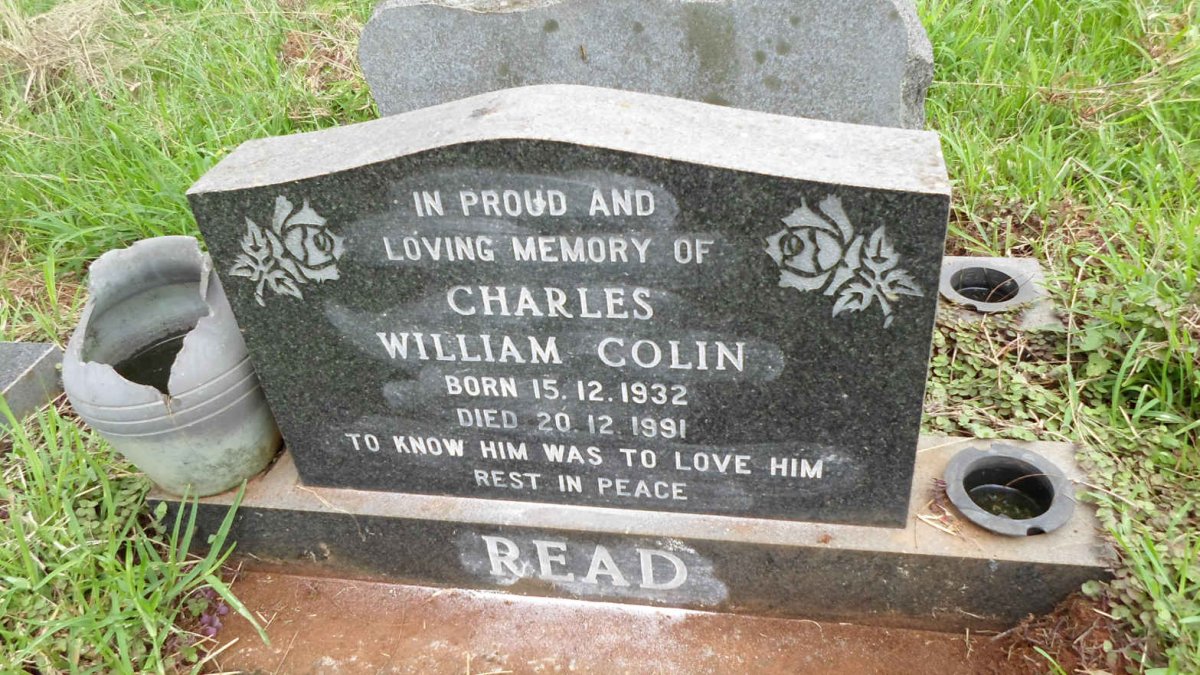 READ Charles William Colin 1932-1991
