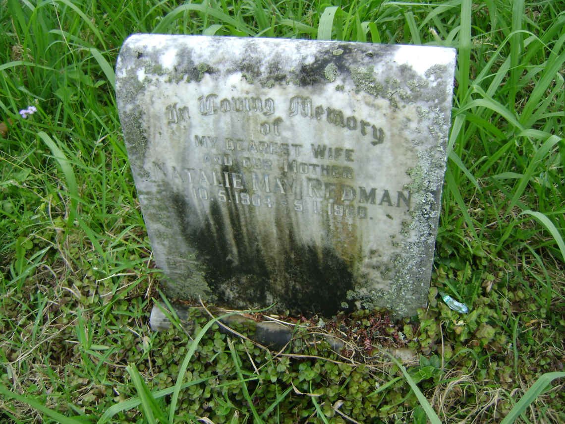 REDMAN Natalie May 1904-1960