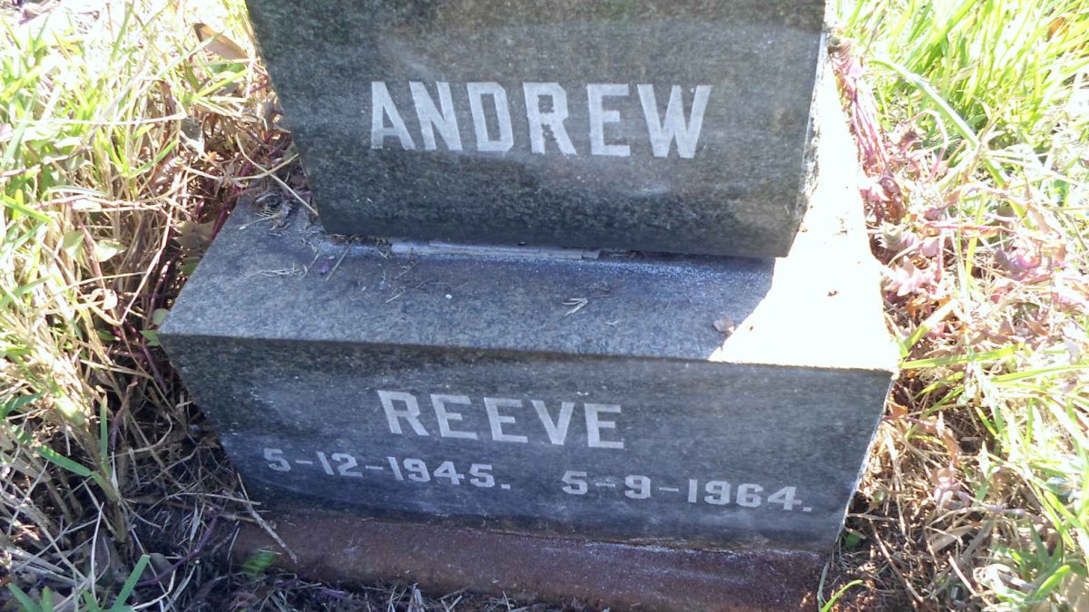 REEVE Peter Andrew 1945-1964