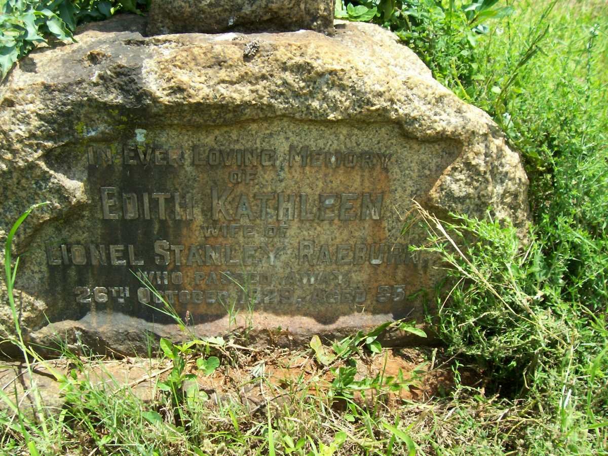 RAEBURN Edith Kathleen -1929