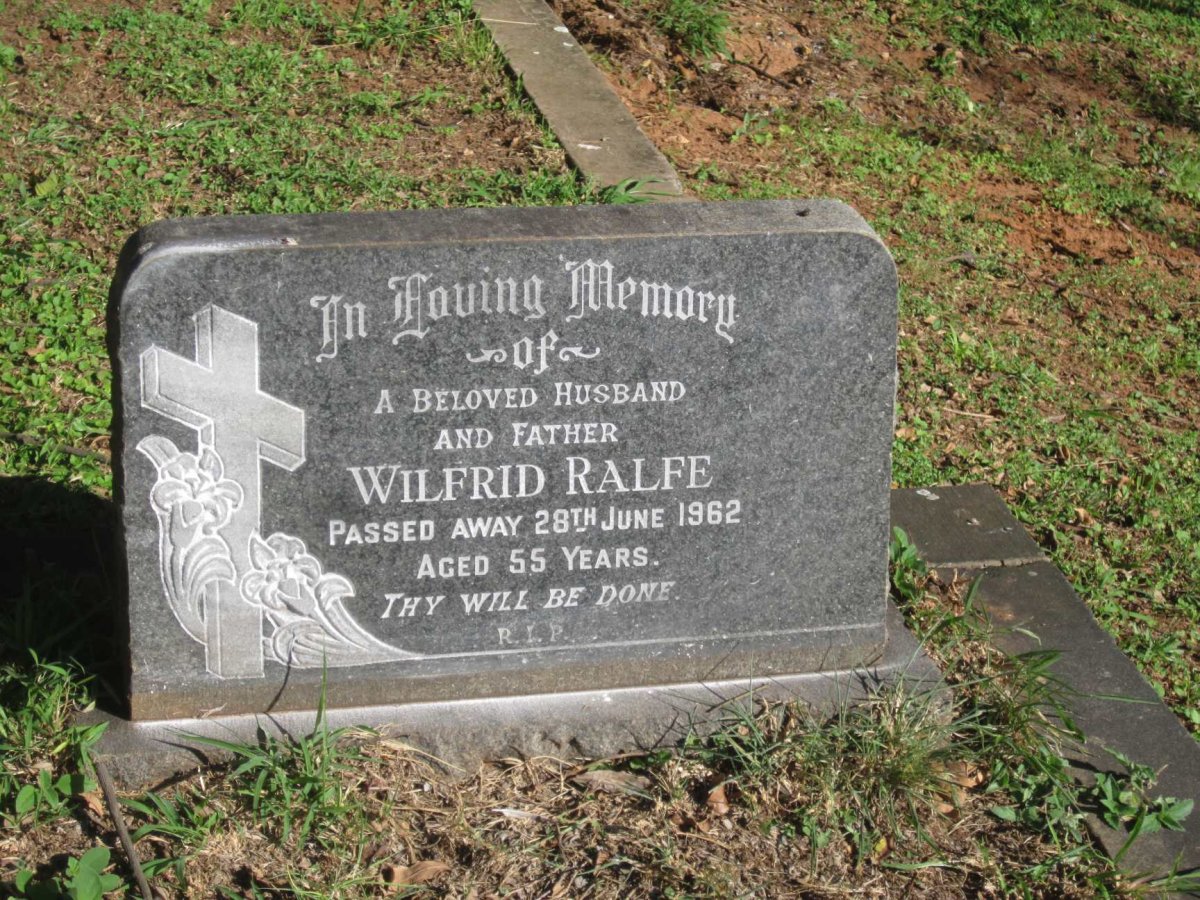 RALFE Wilfrid -1962