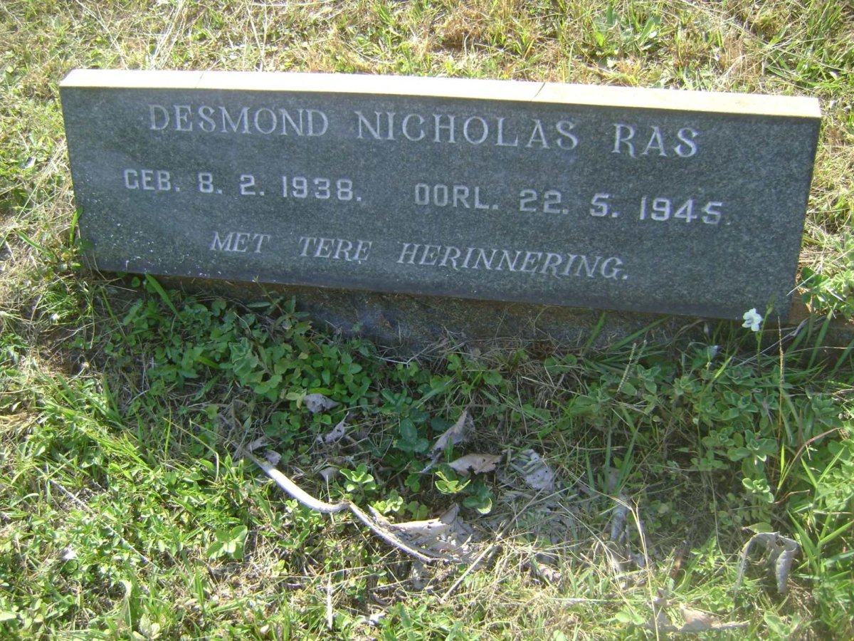 RAS Desmond Nicholas 1938-1945