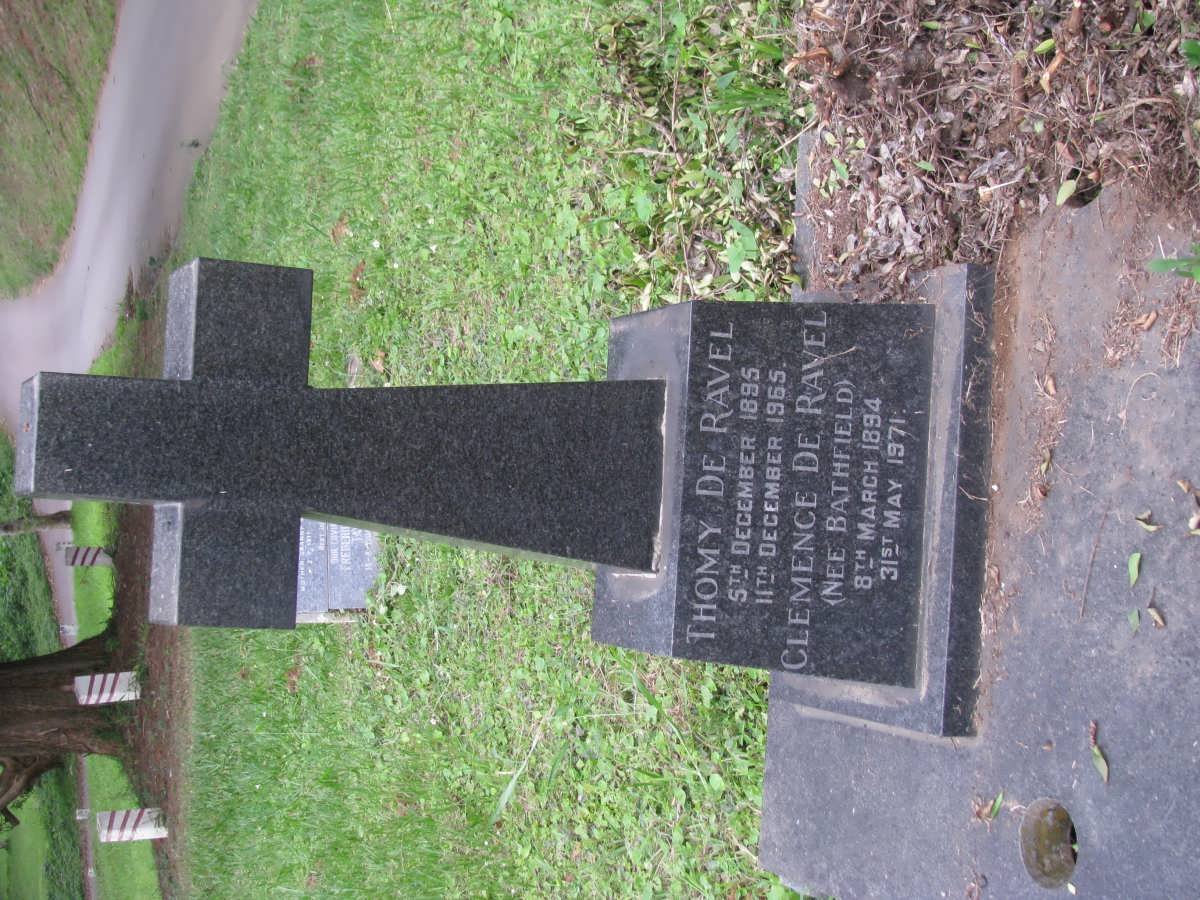 RAVEL Thomy, de 1895-1965 &amp; Clemence BATHFIELD 1894-1971