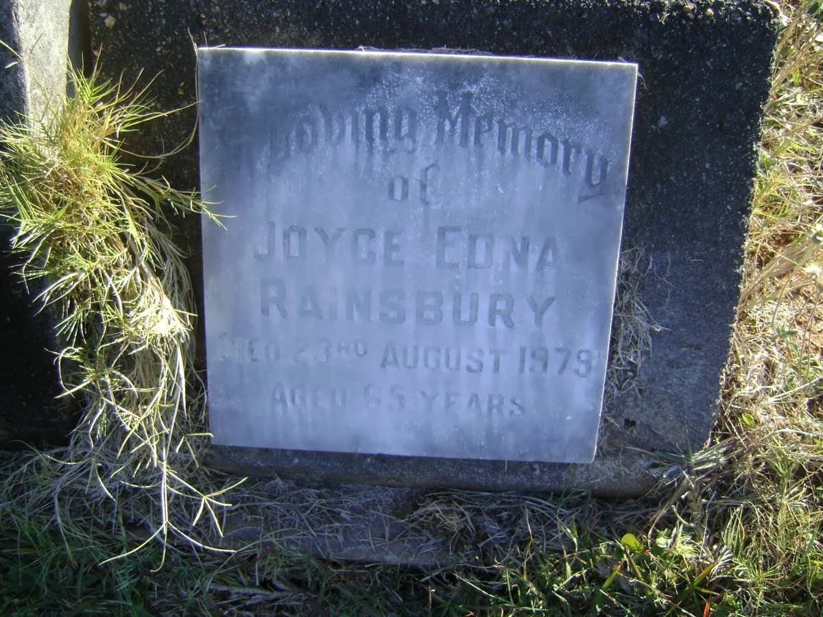 RAINSBURY Joyce Edna -1979