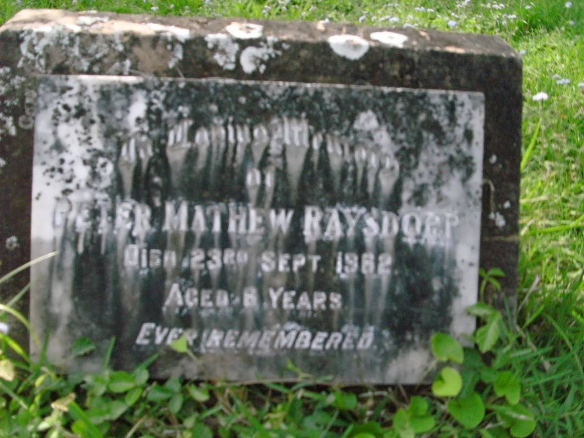 RAYSDORF Peter Mathew -1962