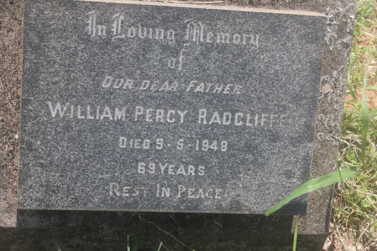 RADCLIFFE William Percy -1948