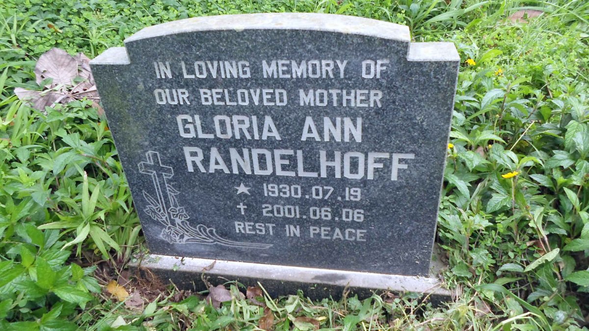 RANDELHOFF Gloria Ann 1930-2001