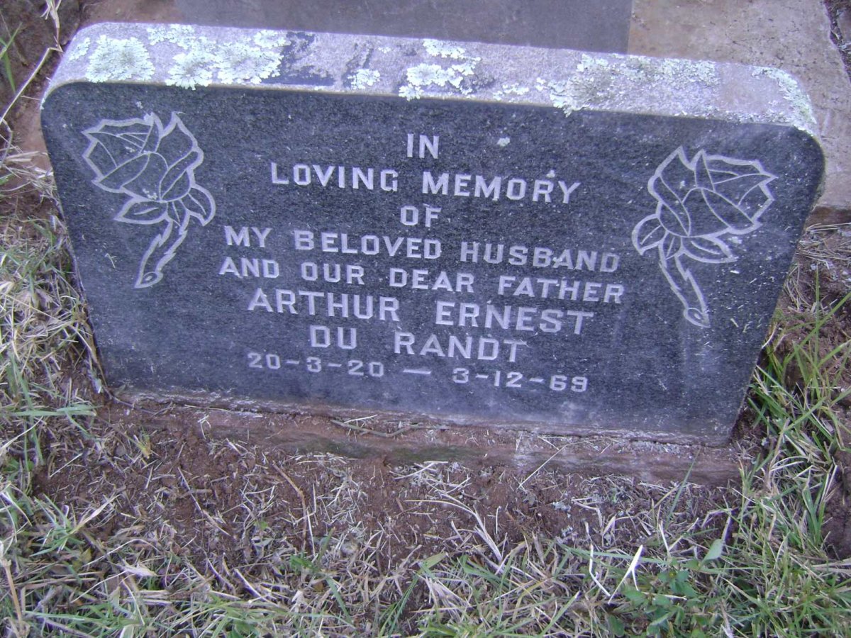 RANDT Arthur Ernest, du 1920-1969