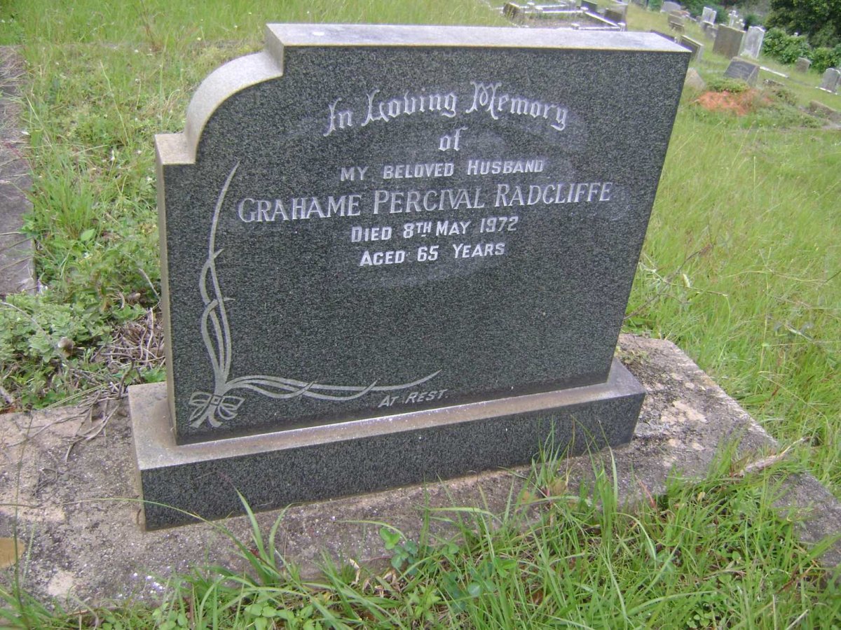 RADCLIFFE Grahame Percival 1972