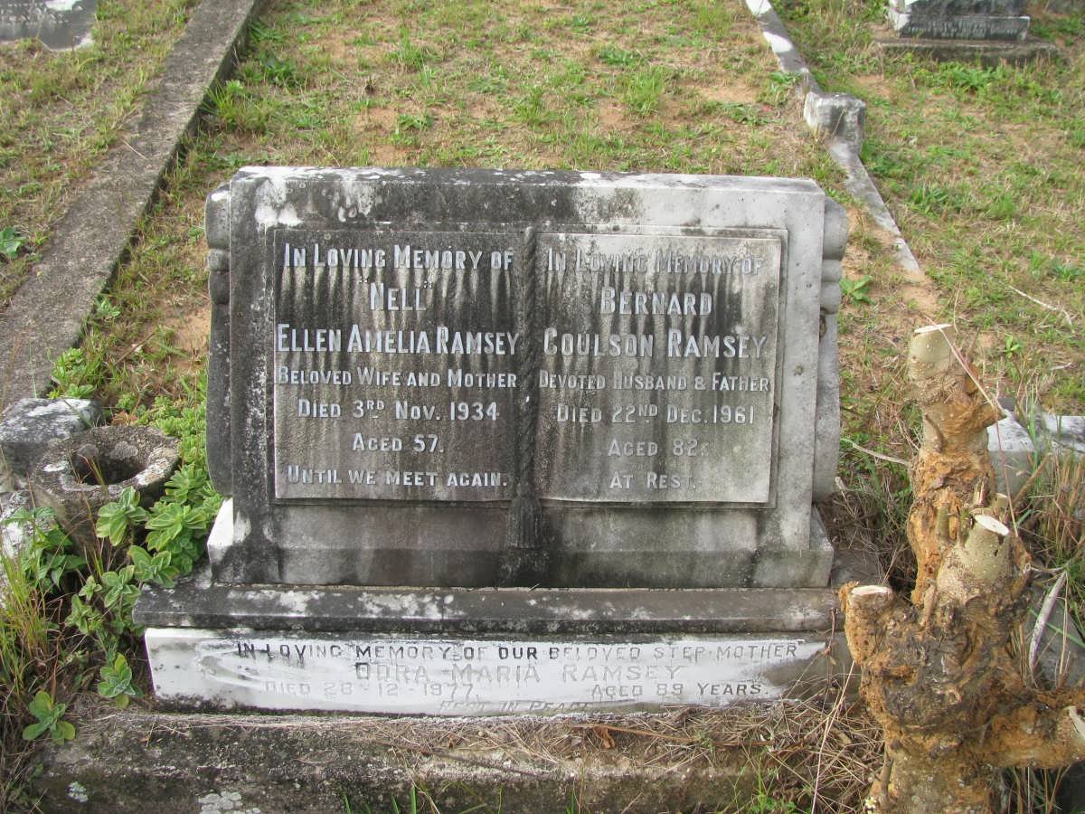 RAMSEY Bernard Coulson -1961 &amp; Dora Maria -1977 :: RAMSEY Nell Ellen Amelia -1934