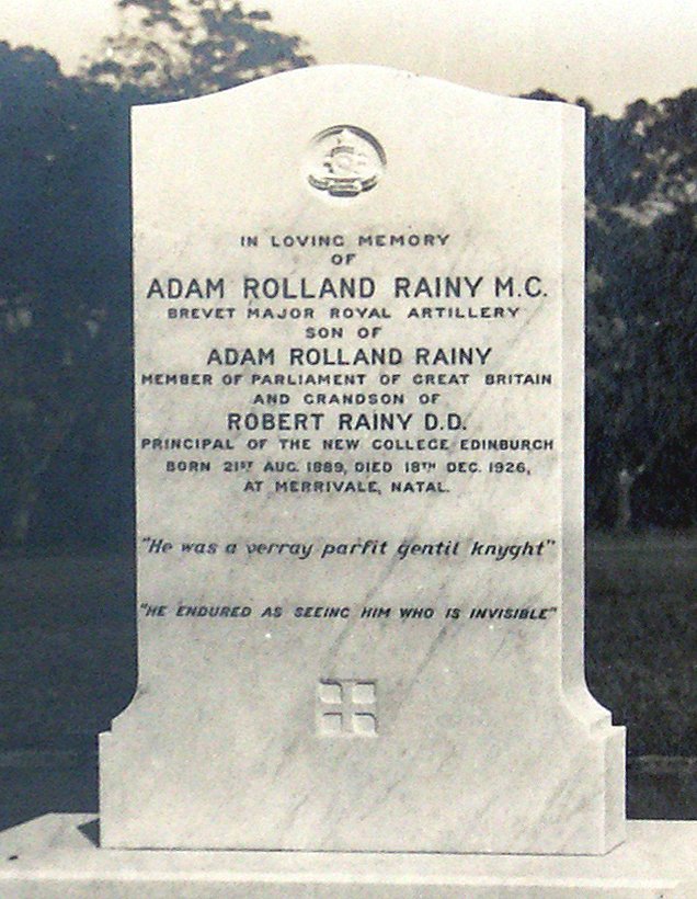 RAINY Adam Rolland 1889-1926